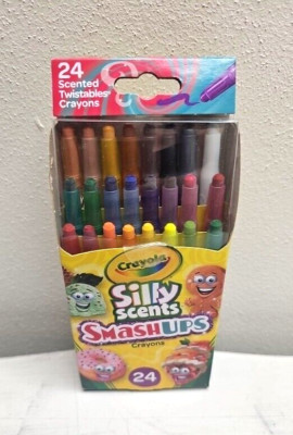 Silly Scents Smashups Scented Twistable Crayons - 24 Pack NEW