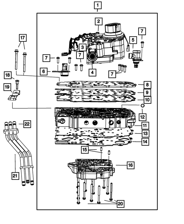 NEW OE Mopar 62TE Transmission Solenoid Module for Chrysler Dodge (68371508AA)