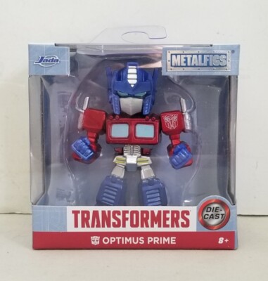 (2024) Jada Toys 3'' Die-Cast Transformers ''Optimus Prime'' Metalfigs Figurine NIB
