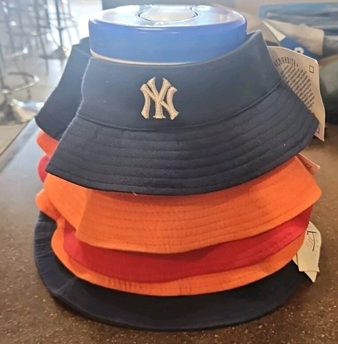 帽子 CHROME YORK EMBLEM LEATHER BUCKET HAT CHROME YORK EMBLEM LEATHER BUCKET HAT