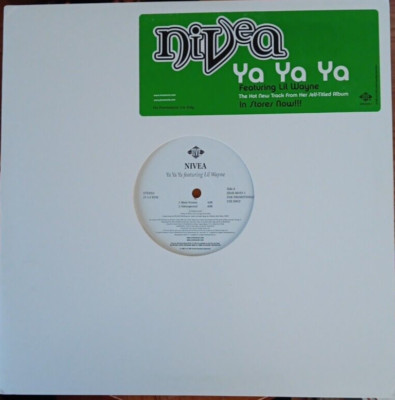 Nivea  Ya Ya Ya  feat. Lil Wayne,R. Kelly Produced DJ 12'' VinylPromo -*AS-IS* G+