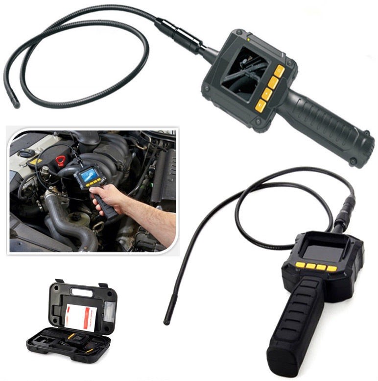 Micro Telecamera Endoscopica Da Ispezione Con Monitor A Colori Tft Lcd 2.31 linq