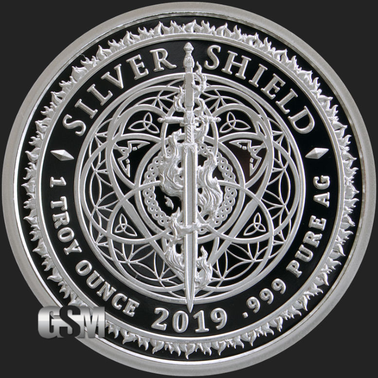 2019 Silver Shield GLOBAL PONZI Proof - #22 in 