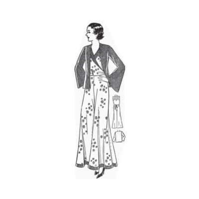 Past Patterns 0114 - Early 1930s Beach Pajamas Sewing Pattern bust size 40''