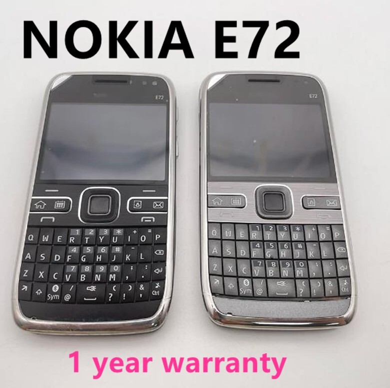 Nokia E72 5.0MPカメラ 充電器付き Original Nokia E72 Unlocked 3G WIFI GPS Mobile Phones 5 MP