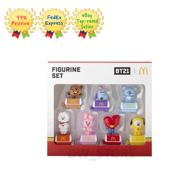 BT21 マクドナルド　フィギュアセット McDonald's x BT21 Figurine Set Collectors Kit, Limited