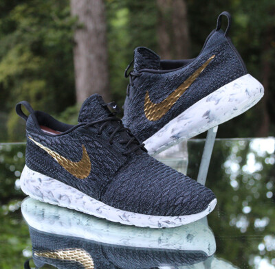 periscoop Panda jam Nike Flyknit Roshe Run ID Women's Size 10.5 Black Gold  777415-992のeBay公認海外通販｜セカイモン