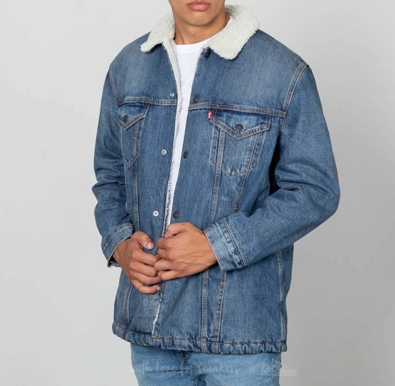 levi's long sherpa jacket