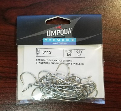 UMPQUA TIEMCO TMC811S 2//0 HOOKS 25 PACK FREE SHIPPING!