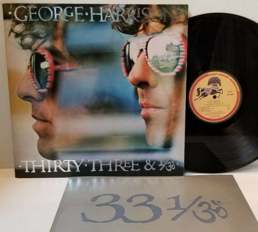 GEORGE HARRISON Thirty Three & 1/3 1976 LP Dark Horse DH3005