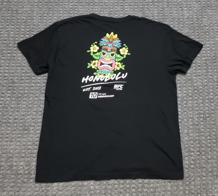 ン 大人気 新品 ノ UFC Gym Honolulu LARGE T Shirt 10th Anniversary BJ Penn Tiki Tops