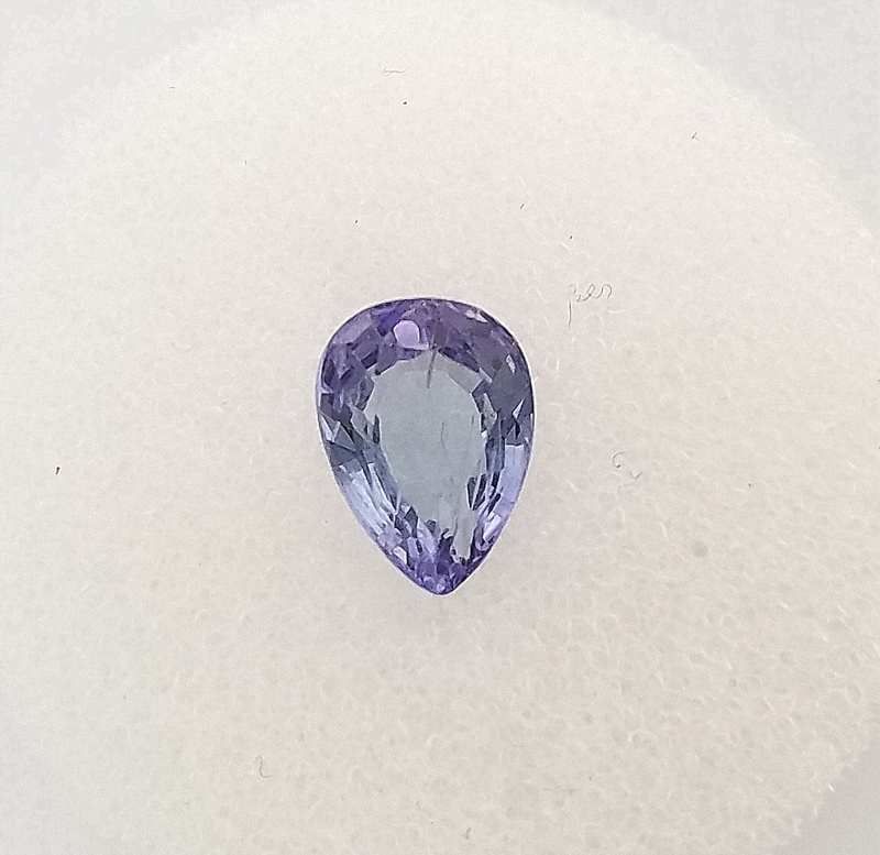 Natural 1.42 Carat Ceylon Blue Sapphire Genuine Loose Stone Pear Shape Gemstone