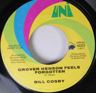 Soul 45 Bill Cosby - Grover Henson Feels Forgotten / Grover Henson Feels Forgott