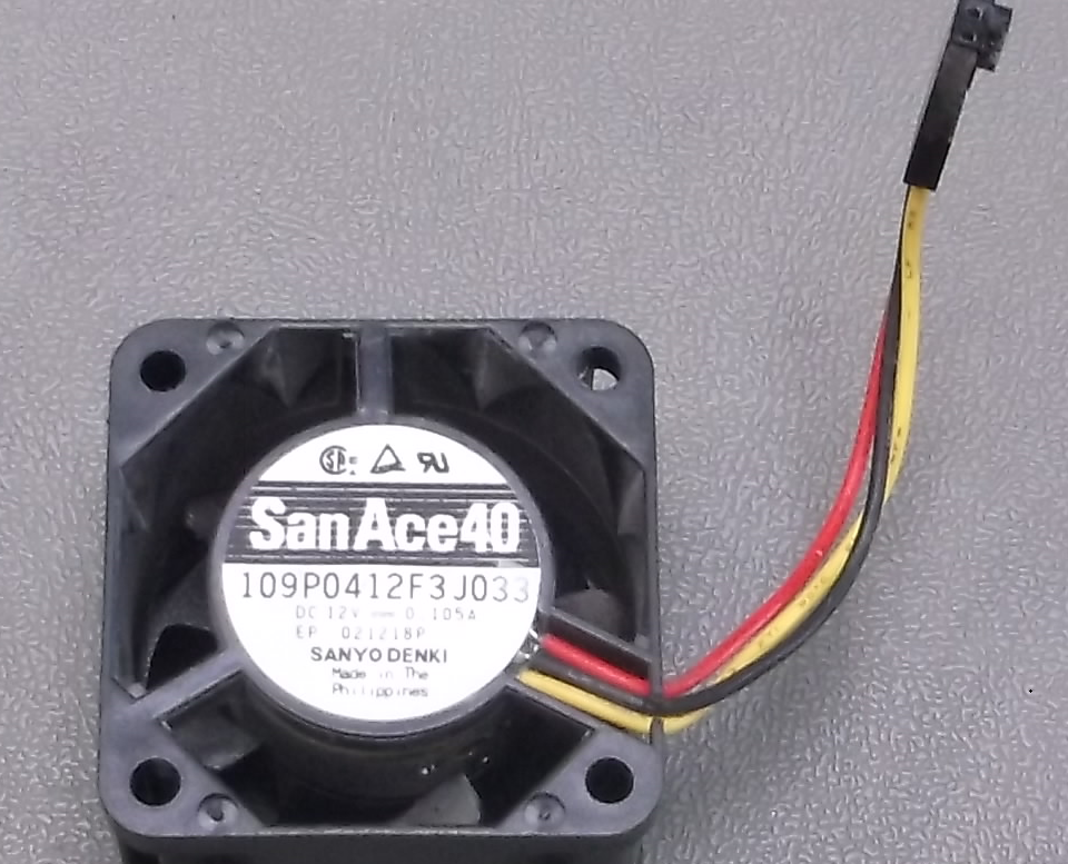 SANACE 40 FAN 109P0412F3J033 EP 021218P SANYO DENKI 9P DC