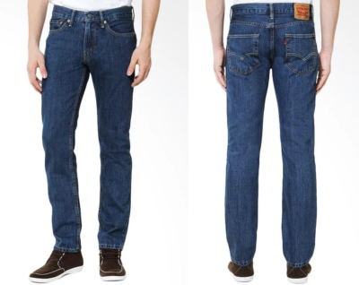 Genuine LEVIS Mens Jeans 511 Slim Fit Dark Blue Stonewash Stretch