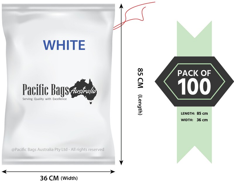 Pack Of 100 - 36 X 85 Cm Woven Polypropylene Sacks Sand Bags Tie-Up Strings