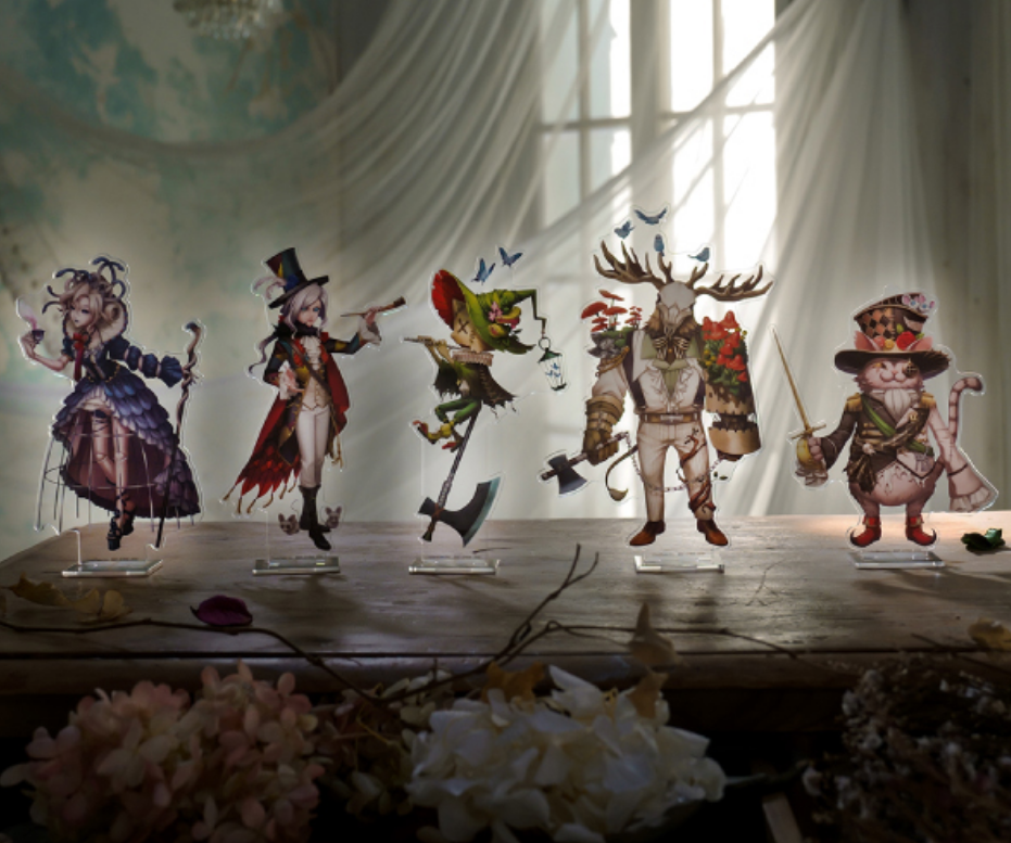 Акриловая подставка IdentityV размером 15 ~ 18 см, выпущенная ограниченной серией ichiban Bandai Japan V4 hunter