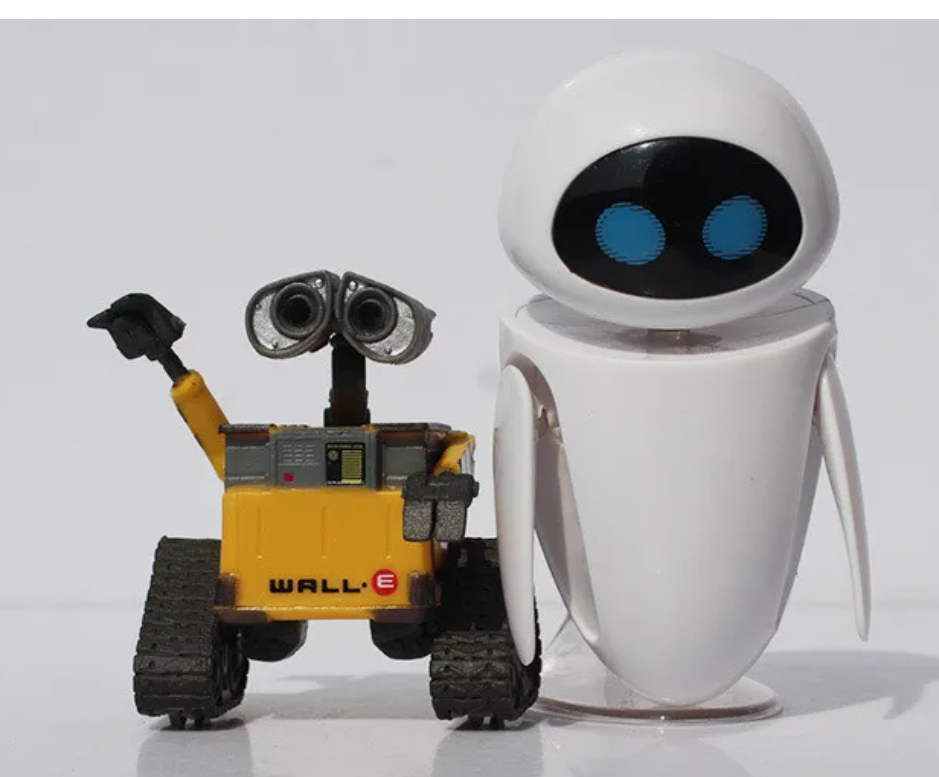 Hot Sale !!! Set of 2 Disney Robot Wall-E and Eee-Vah EVE