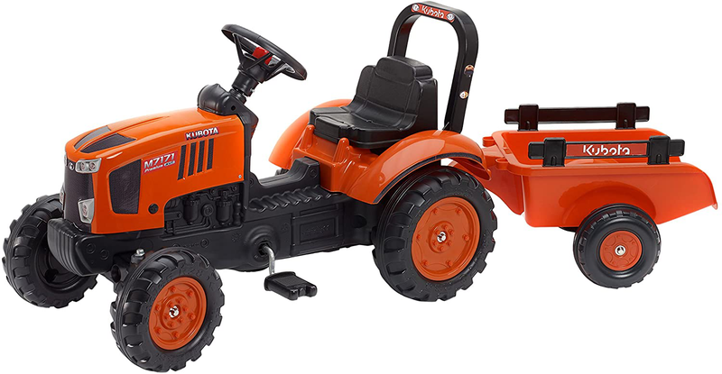 Falquet & Cie – 2065 Ab – Kubota M7171/Anhänger – Orange