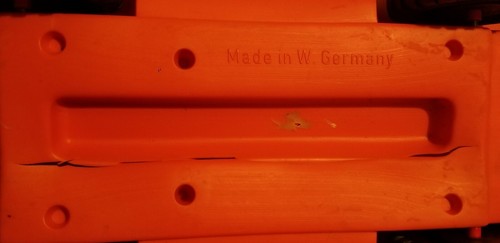 Vintage W. Germany Sand Buggy Orange Plastic Barbie Doll Toy Race Sports Car