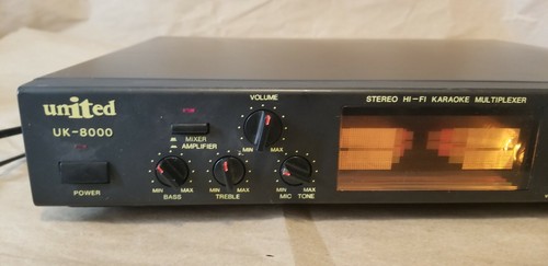 United Uk-8000 Stereo Hi-fi Karaoke Multiplexer, In Excellent condition TESTED