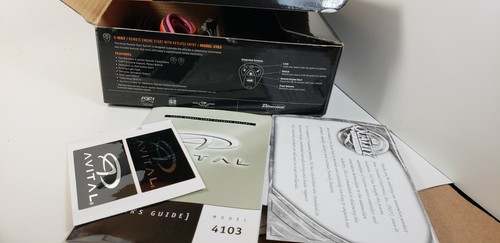 AVITAL MODEL 4103, 1 WAY REMOTE ENGINE START W/ KEYLESS ENTRY