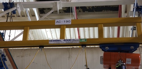 Gorbel 2 Ton Ceiling Mount - Under Hung Bridge Crane