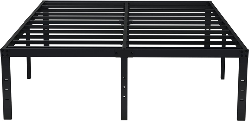 No Box Spring Needed 18 Inch Heavy Duty Metal Tall Platform Bed