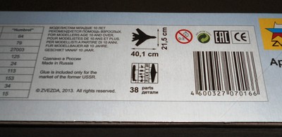 Zvezda 1/144 Troop Carrier Ekranoplan A-90 