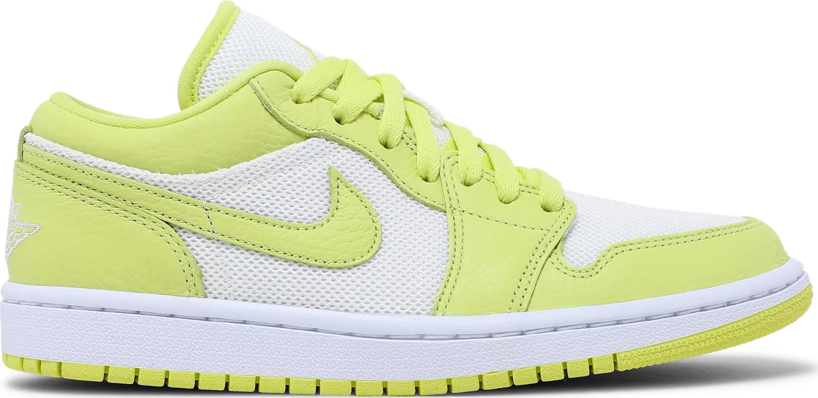 

Женские кроссовки Nike WMNS Air Jordan 1 Low Limelight Green White DH9619-103 5, Зеленый, Nike Air Jordan 1