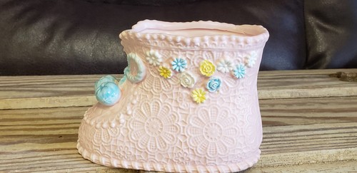 Vintage Pink Baby Booty Planter by Napcoware Made in Japan