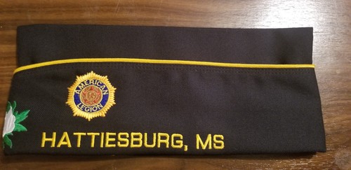 VINTAGE AMERICAN LEGION CAP  HATTIESBURG,  MS, MAGNOLIA EMBLEM SIZE 7.5