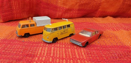 alte SIKU Autos / VW Bus / Ford Taunus / Ford OSI 20M TS