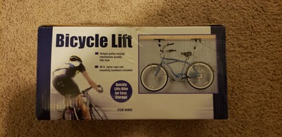 Ceiling Mount Bike Lift Racor Inc PBH1R rope locking easy lift 6Pk