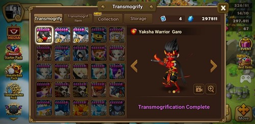 Summoners War Global Midgame Account W/ Tiana, Iris, Zaiross, Feng Yang