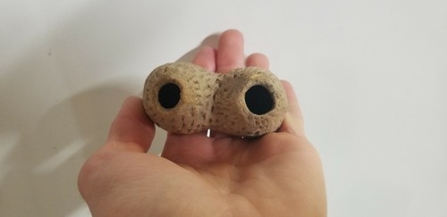 Authentic Precolumbian Double Pottery Vessel Poison Pot Artifact