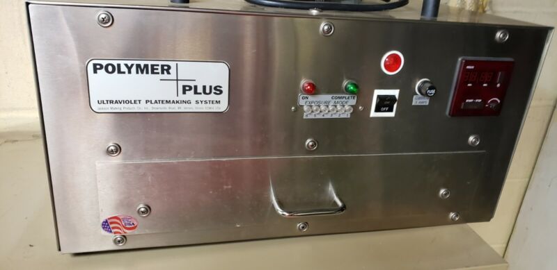 Polymer Plus Ultraviolet Platemaking System-- Rubber Stamp Making Machine