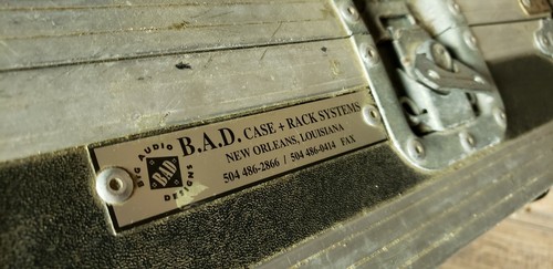 B.A.D. Big audio design Keyboard flight/road case.Total size 57x17 inches,wheels
