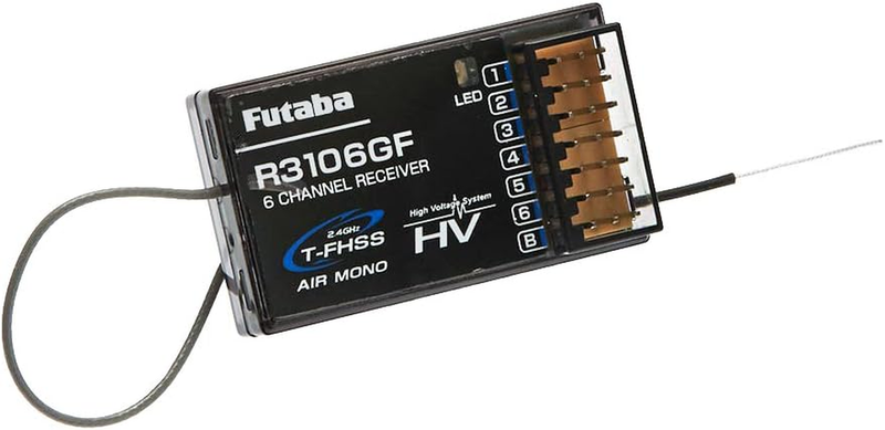 Futaba R3106GF 2.4Ghz 6 Channel RX TFHSS Mono RC Radio Receiver