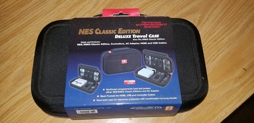 Nintendo NES / SNES Classic Edition Deluxe Carrying Travel Case Hardshell RDS