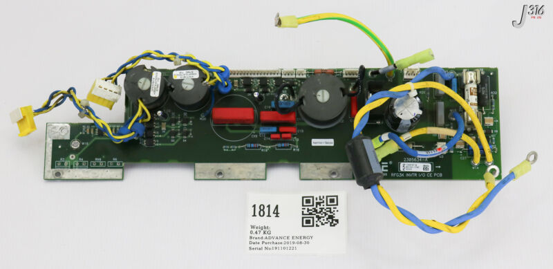 1814 ADVANCED ENERGY PCB, RFG3K INVTR I/O CE PCB, 1305787 B 2305634-A