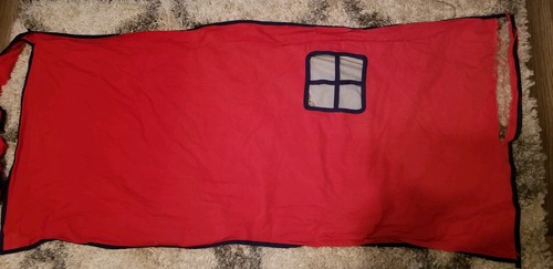 Twin Junior Loft Bed Red Curtain Only Kids Playhouse tent *Please READ*