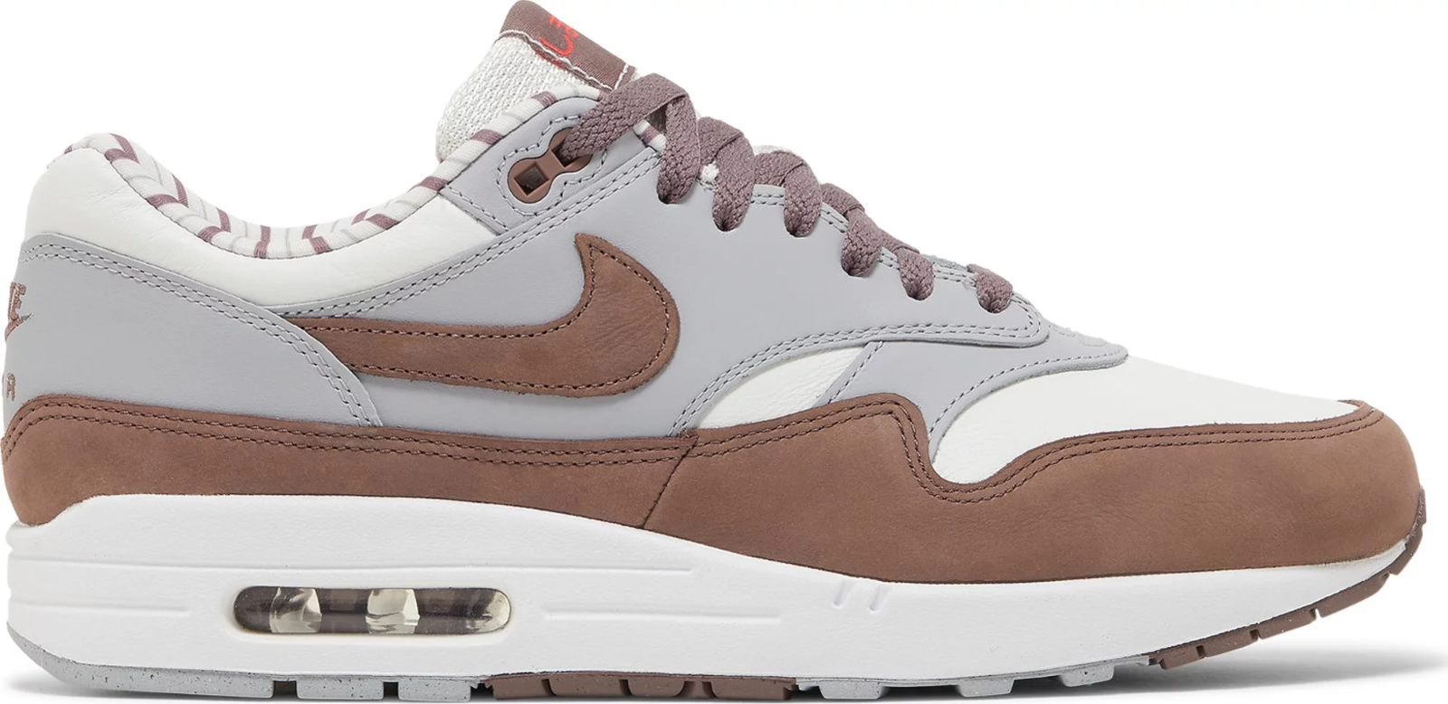 

Nike Air Max 1 PRM Shima Shima White Plum Purple Grey Brown FB8916-100 Мужские 11, Белый, Nike Air Max 1