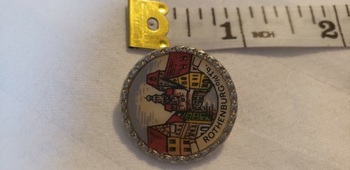 Vintage German Hat Pin Rothenburg o/d Tb.