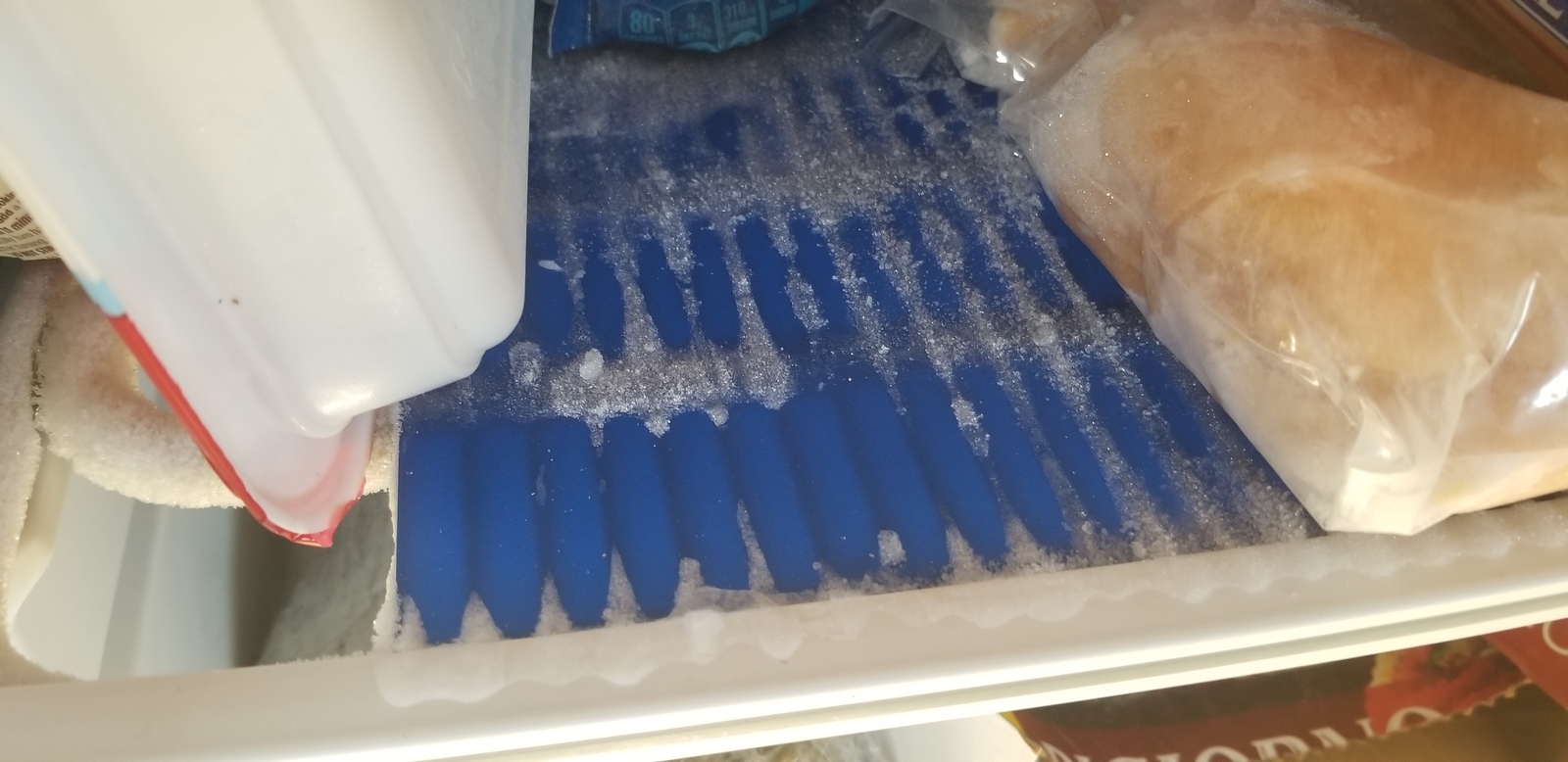 2x Fridge Freezer Liner Drawer Mat Anti Frost,Glaçon Build Up Blockage