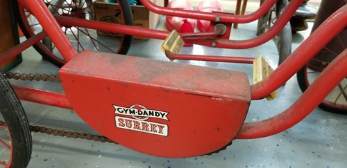 Vintage 1950-60's Gym Dandy Pedal Surrey