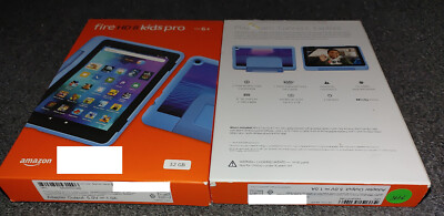 Amazon Fire HD 8 Kids Pro tablet 12th Gen. 32GB Wi-Fi 8'' Cyber Blue Brand New