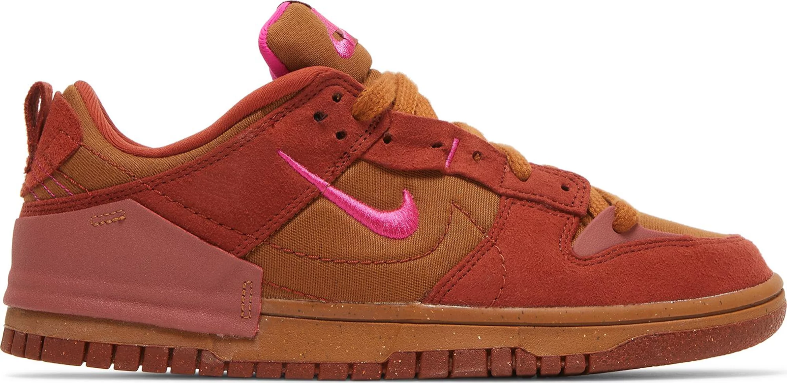 

WMNS Nike Dunk Low Disrupt 2 Desert Bronze Brown Pink DH4402-200 женские 8,5, Коричневый, Nike Dunk Low Disrupt