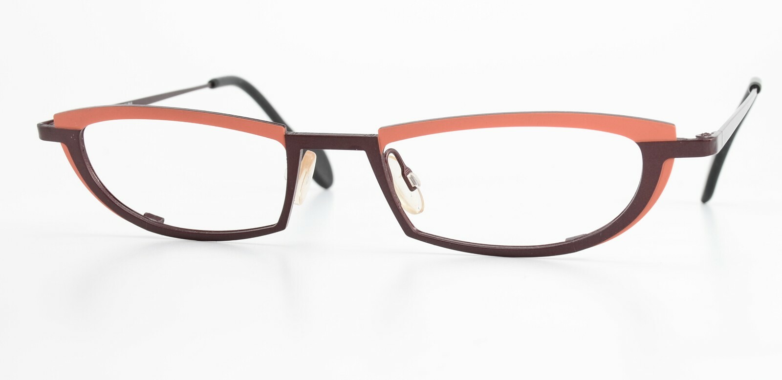 【美品】theo dupin PURE TITANIUM 162 メガネフレーム THEO Belgium Glasses Frame Dupin 162 Pure Titanium Tangerine