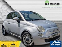 2010 Fiat 500 1.2 Lounge Hatchback 3dr Petrol Manual Euro 5 (s/s) (69 bhp) £35/y